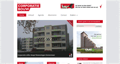 Desktop Screenshot of corporatiebouw.nl