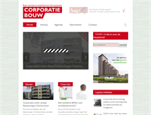 Tablet Screenshot of corporatiebouw.nl